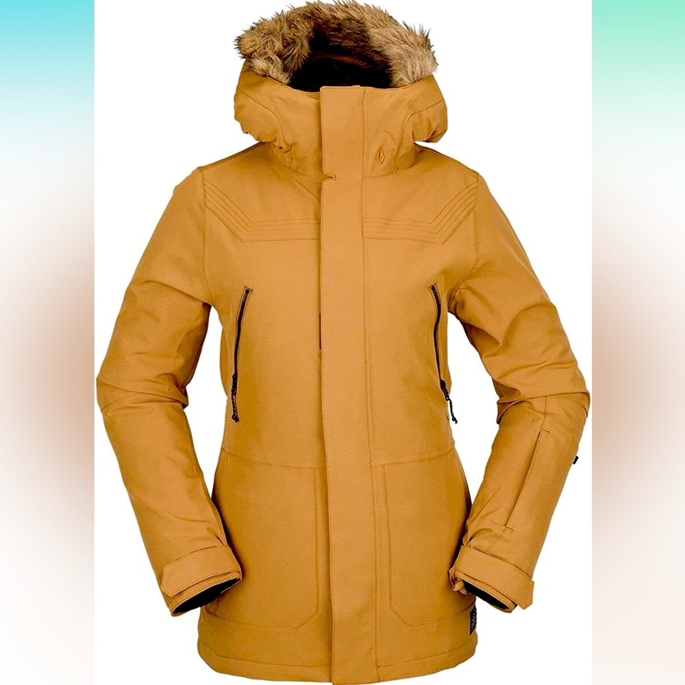 Volcom Women’s Shadow Insulated Snowboard Ski Winter Hooded Jacket